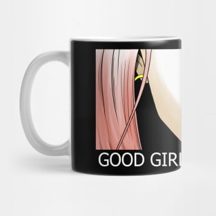 Anime Girl quote "GOOD GIRL BAD MOUTH" Mug